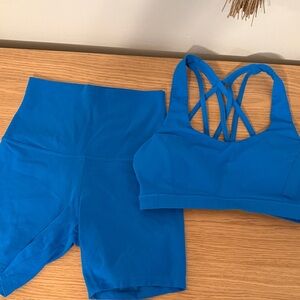Lululemon Royal Blue Set